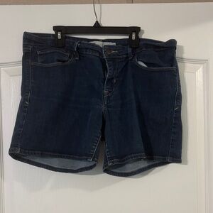Levi's Dark Blue Jean Shorts